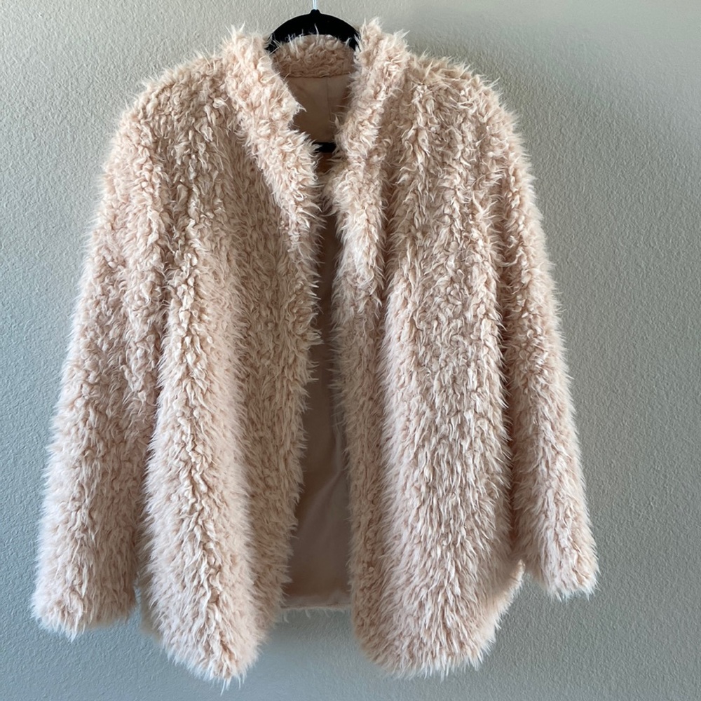 Faux fur jacket